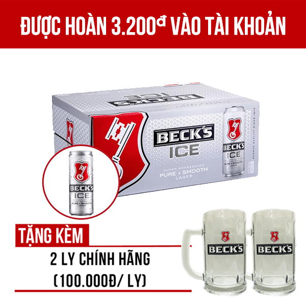 bia becks thung 2ly