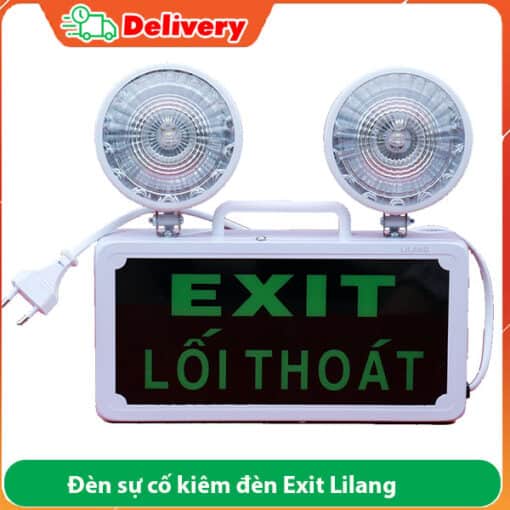 Đèn sự cố kết hợp đèn Exit Lilang 