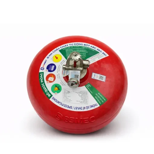 Bình chữa cháy tự động bột ABC 8kg Bộ Quốc Phòng