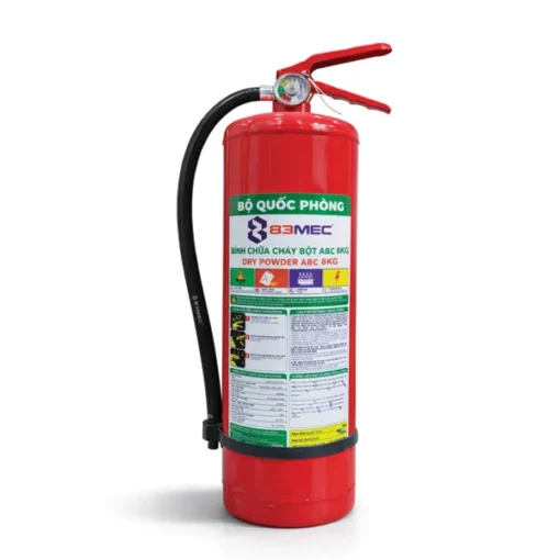 bình chữa cháy bột abc 8kg 83mec (Bộ Quốc Phòng) cho mọi dự án